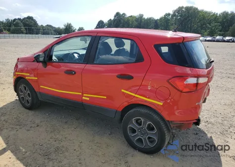 2019 Ford Ecosport S из США, поврежденный, VIN MAJ3S2FE3KC292417